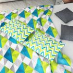 Picture of COTTON GEOMETRIC PRINT MIX N MATCH BEDSHEET FOR DOUBLE BED