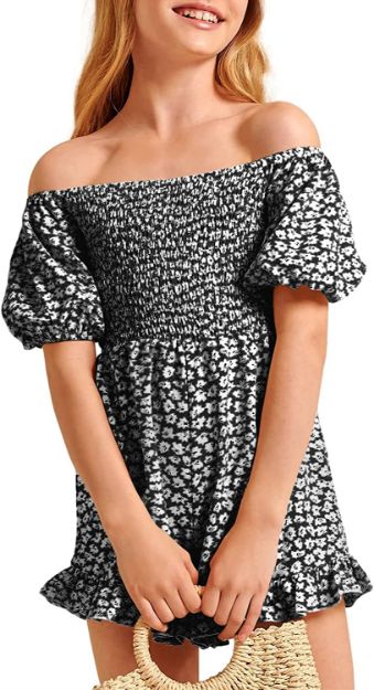 Picture of Off Shoulder Floral Print Casual